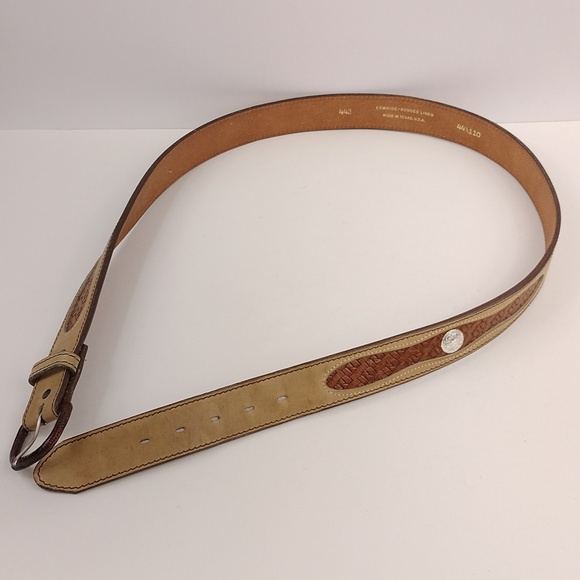 Western Style Leather Belt - Picture 4 of 13